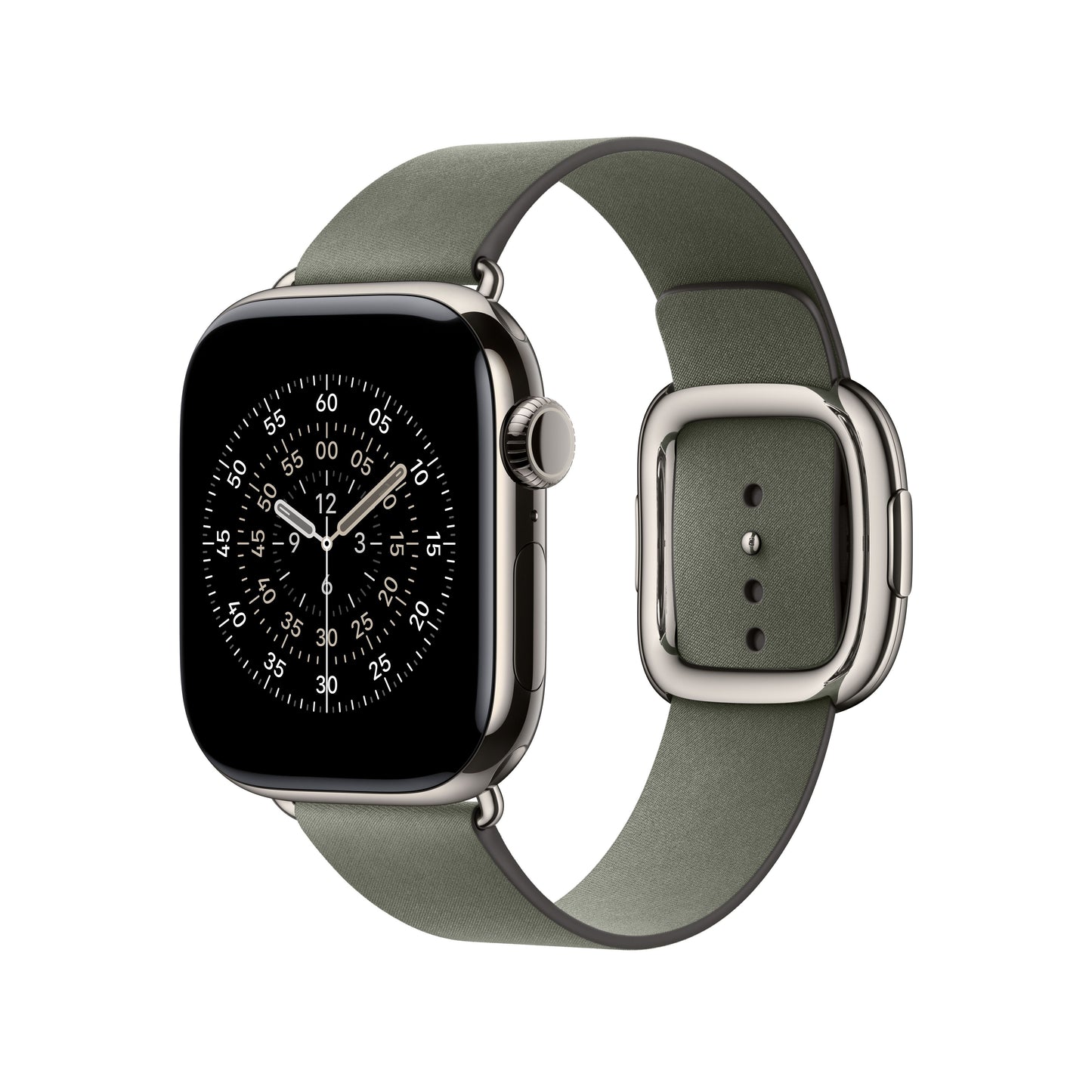 Řemínek pro Apple Watch 38/40/41/42 mm Apple šalvějově šedý s moderní přezkou - střední - istyle.work