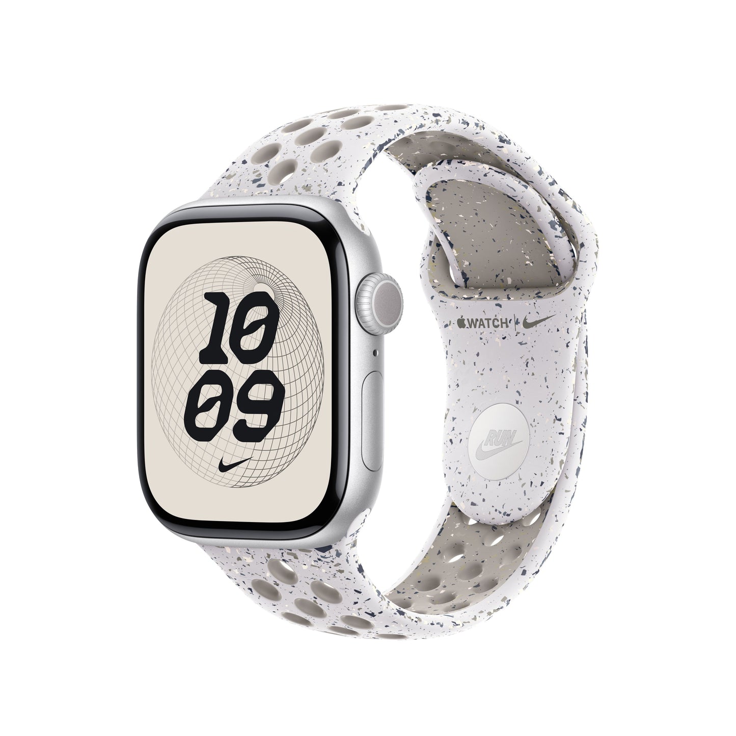 Řemínek pro Apple Watch 38/40/41/42 mm Apple Veiled Grey sportovní Nike - M/L - istyle.work