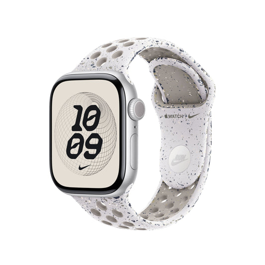 Řemínek pro Apple Watch 38/40/41/42 mm Apple Veiled Grey sportovní Nike - M/L - istyle.work