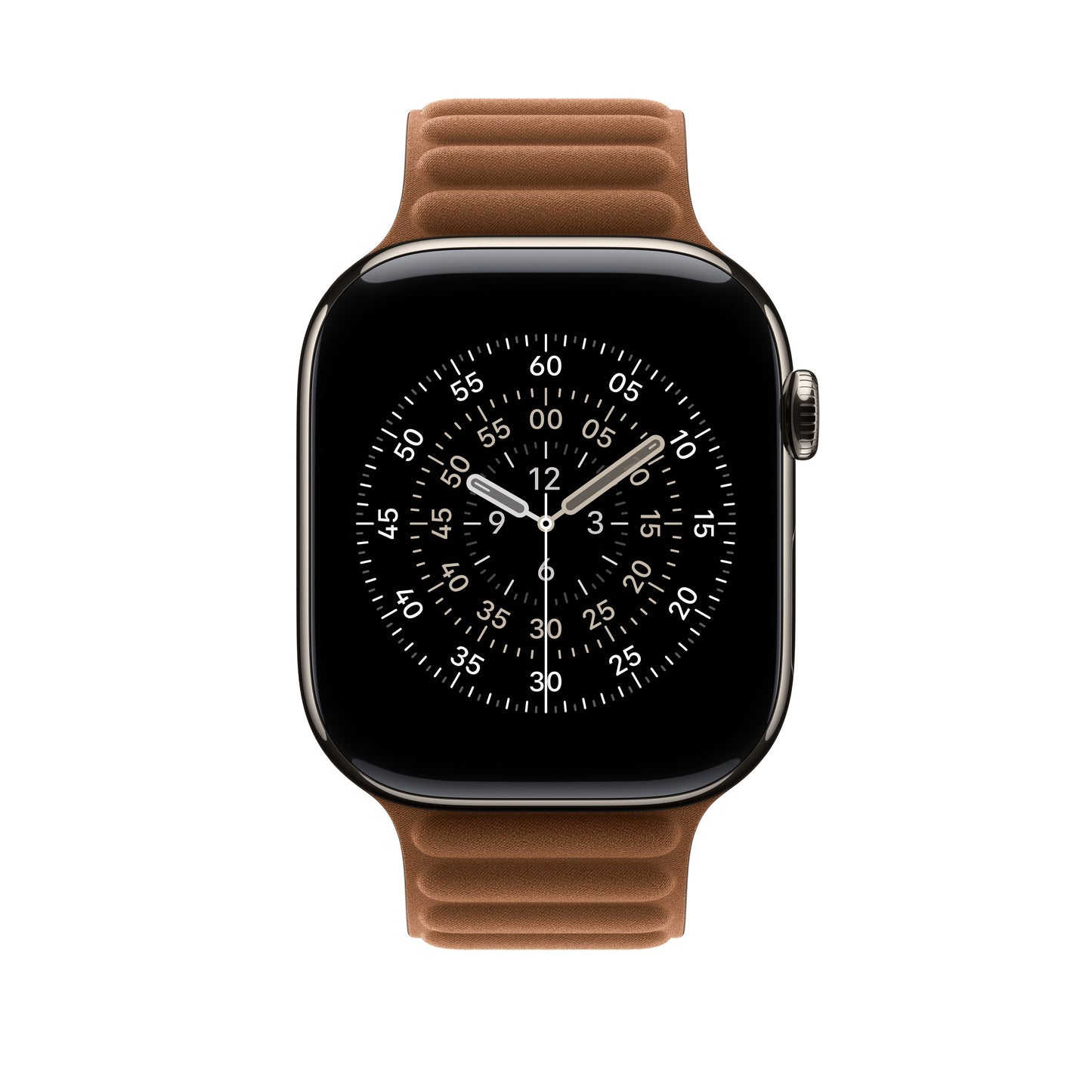 Řemínek pro Apple Watch 44/45/46/49 mm Apple karamelový magnetický tah - M/L - istyle.work