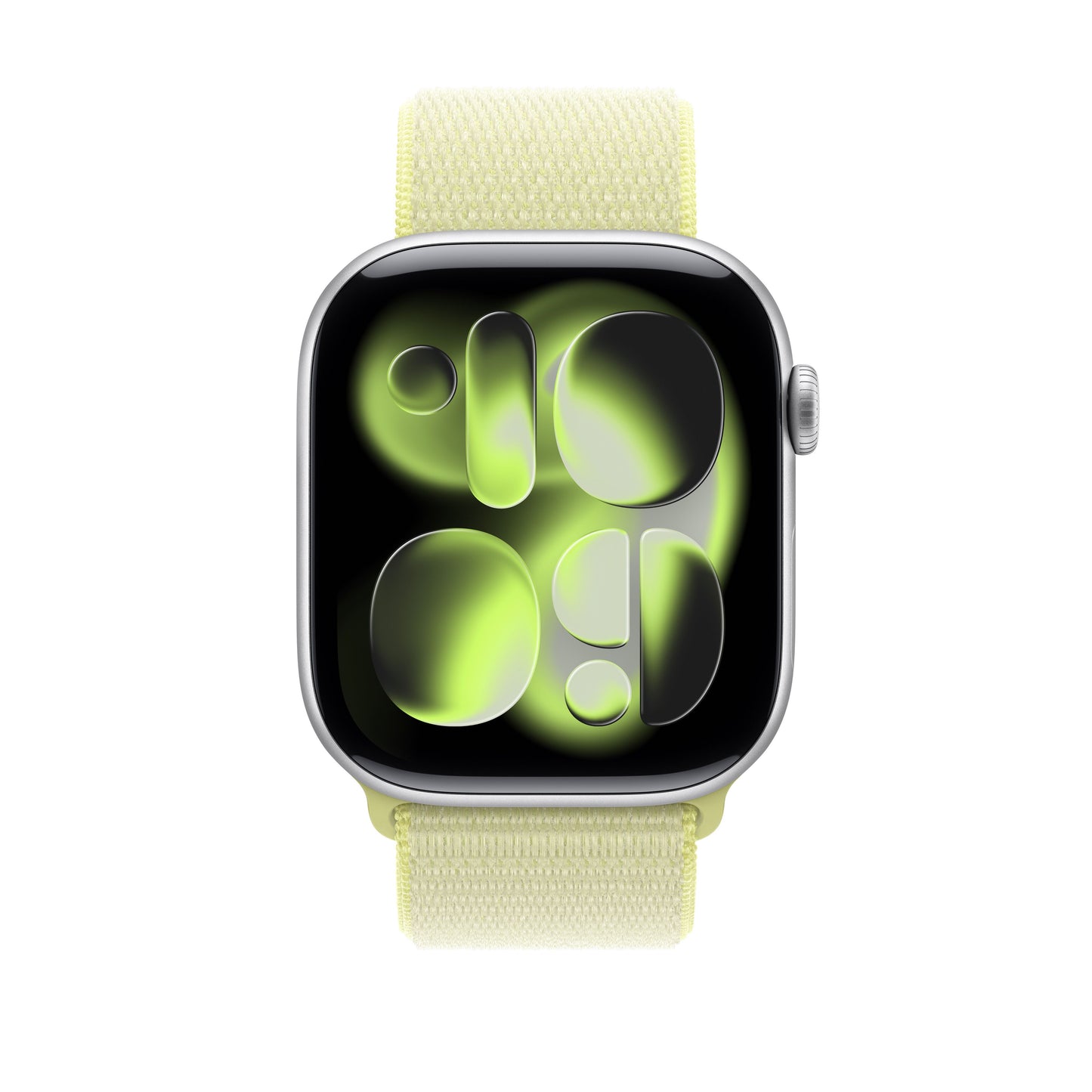 Řemínek pro Apple Watch 44/45/46/49 mm Apple neonově žlutý provlékací sportovní - istyle.work