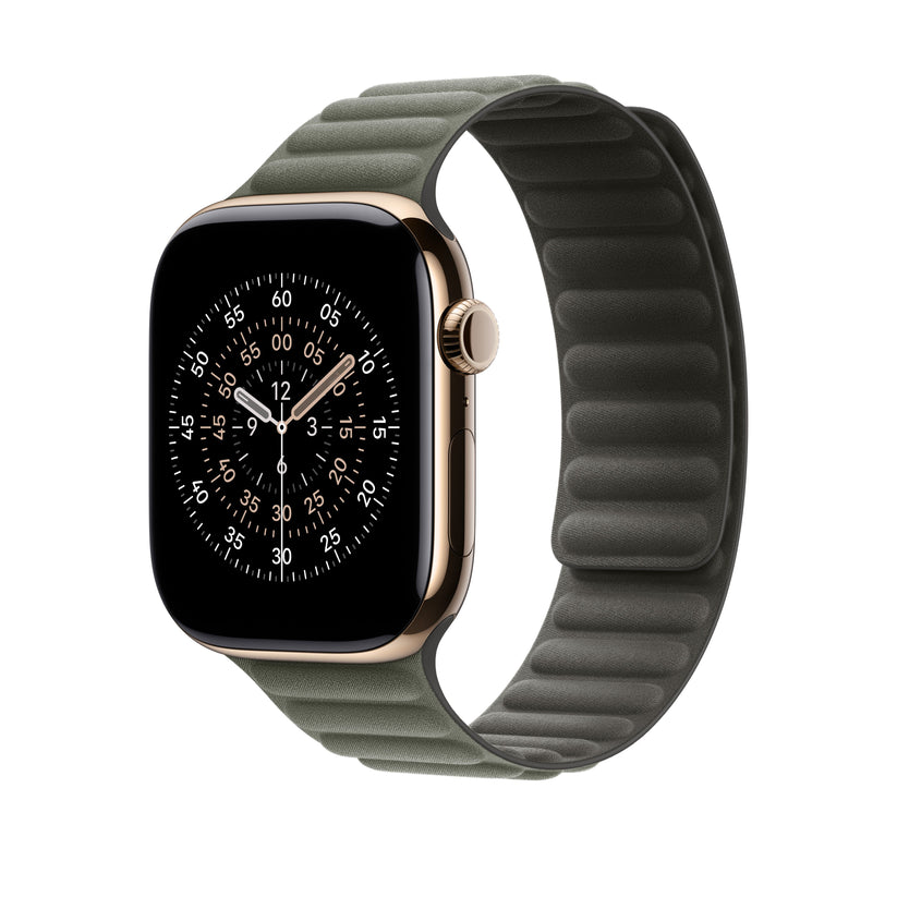 Řemínek pro Apple Watch 44/45/46/49 mm Apple šalvějově šedý magnetický tah - S/M - istyle.work
