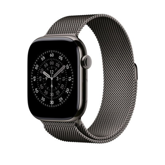 Řemínek pro Apple Watch 44/45/46/49 mm Apple břidlicově šedý milánský tah - M/L - istyle.work