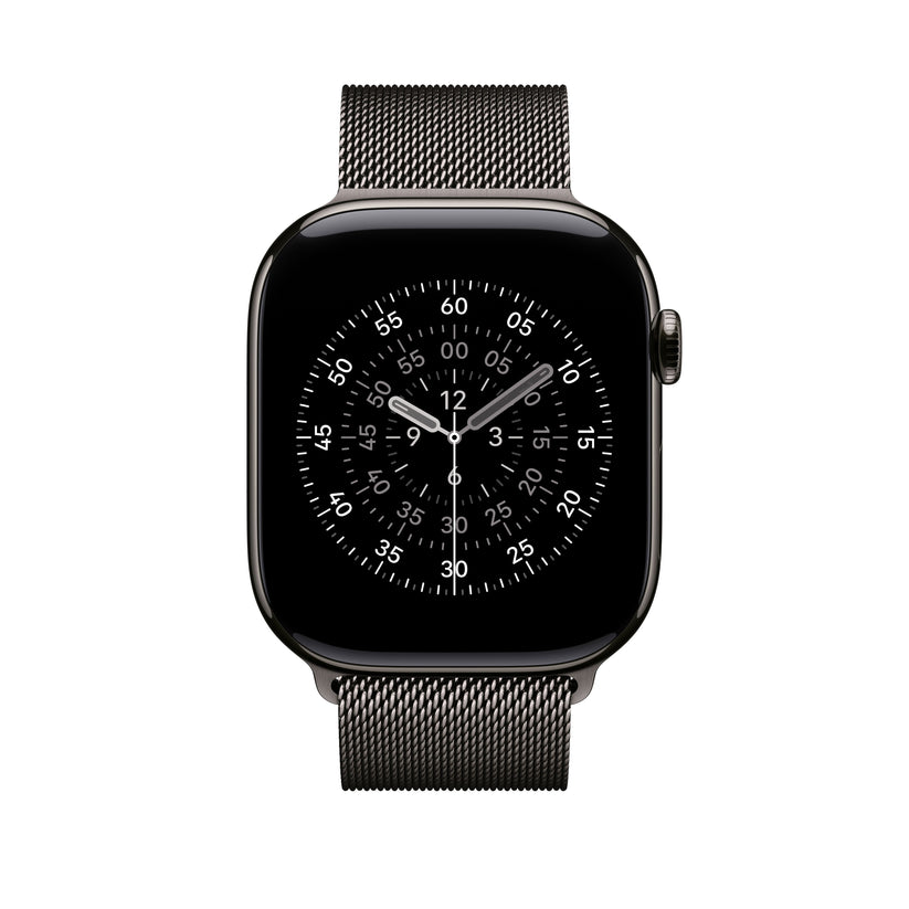 Řemínek pro Apple Watch 44/45/46/49 mm Apple břidlicově šedý milánský tah - M/L - istyle.work