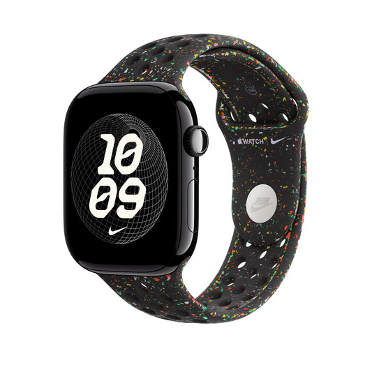 Řemínek pro Apple Watch 44/45/46/49 mm Apple Midnight Black sportovní Nike - M/L - istyle.work