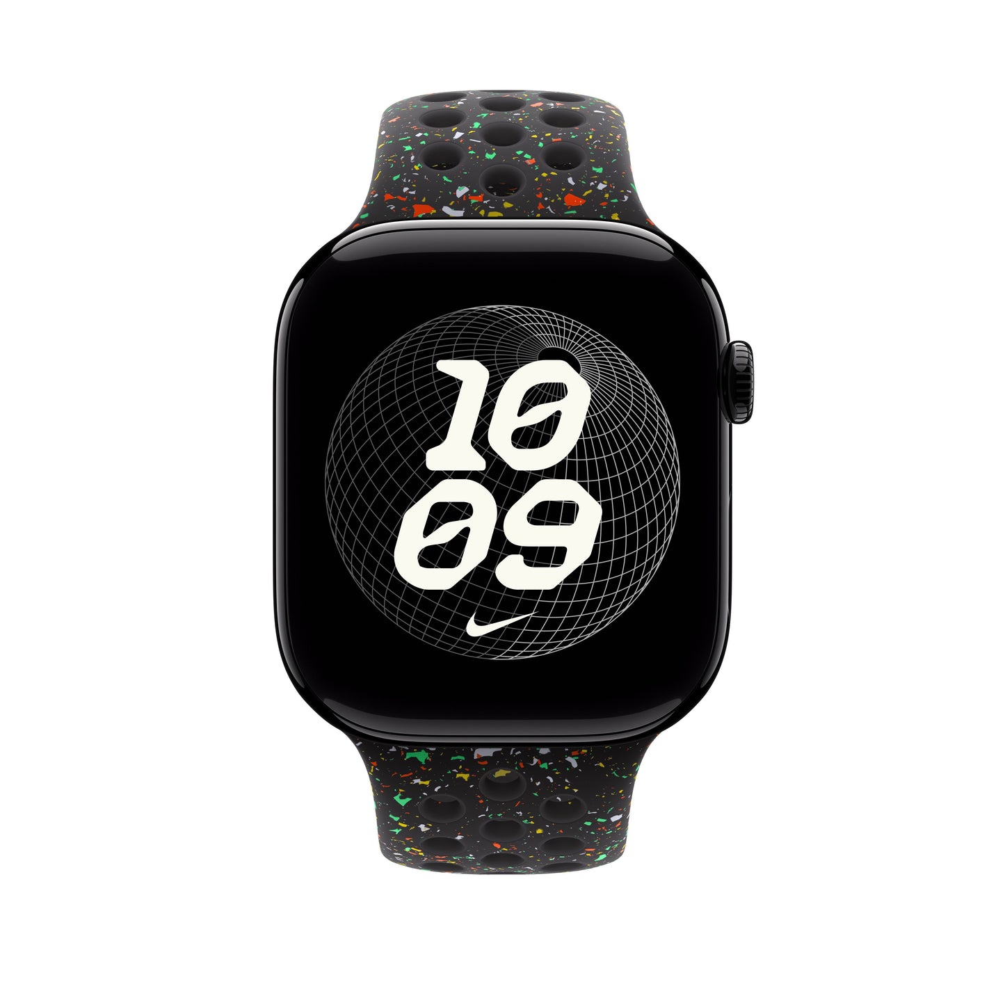 Řemínek pro Apple Watch 44/45/46/49 mm Apple Midnight Black sportovní Nike - S/M - istyle.work