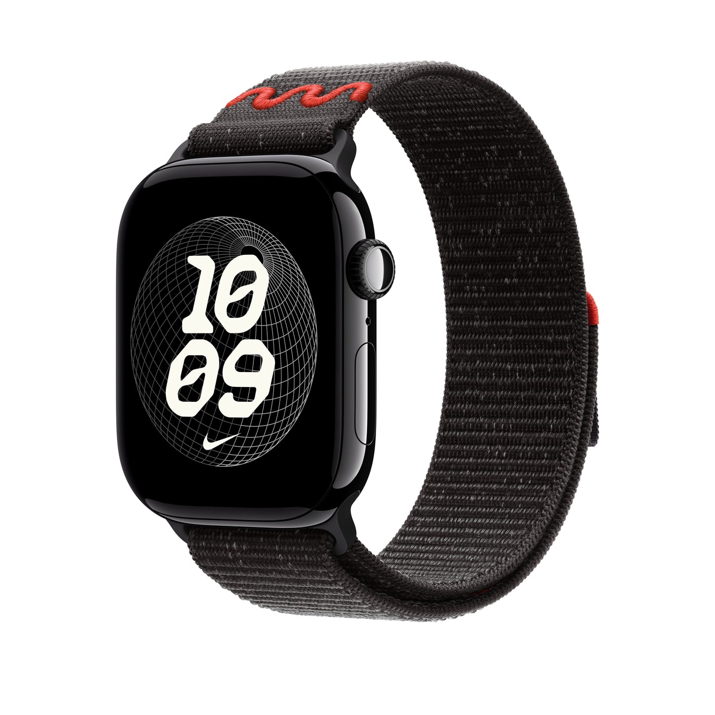 Řemínek pro Apple Watch 44/45/46/49 mm Apple Midnight Black provlékací sportovní Nike - istyle.work