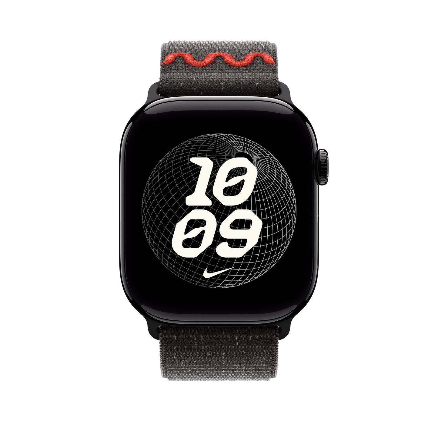 Řemínek pro Apple Watch 44/45/46/49 mm Apple Midnight Black provlékací sportovní Nike - istyle.work