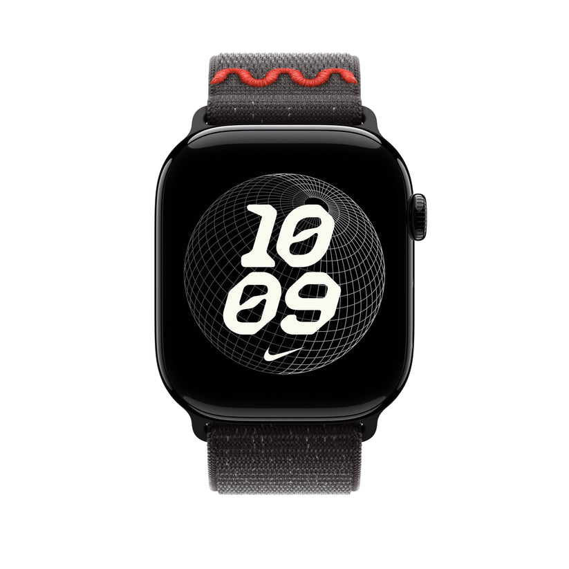 Řemínek pro Apple Watch 44/45/46/49 mm Apple Midnight Black provlékací sportovní Nike - istyle.work