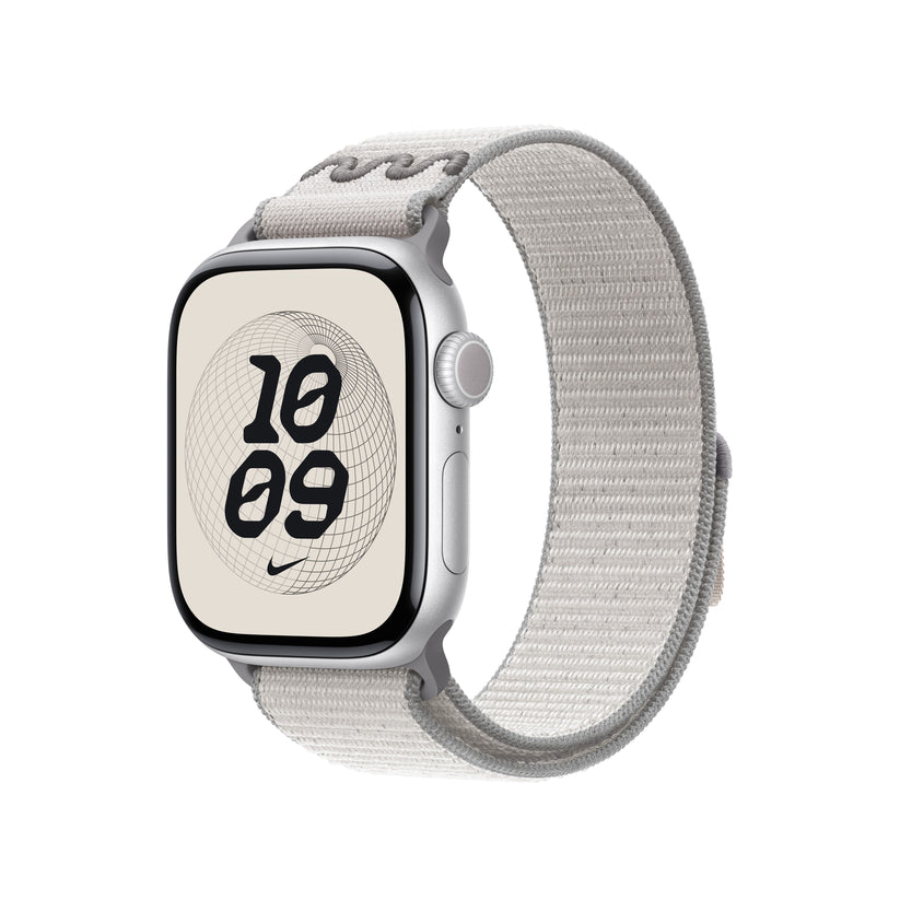 Řemínek pro Apple Watch 38/40/41/42 mm Apple Veiled Grey provlékací sportovní Nike - istyle.work