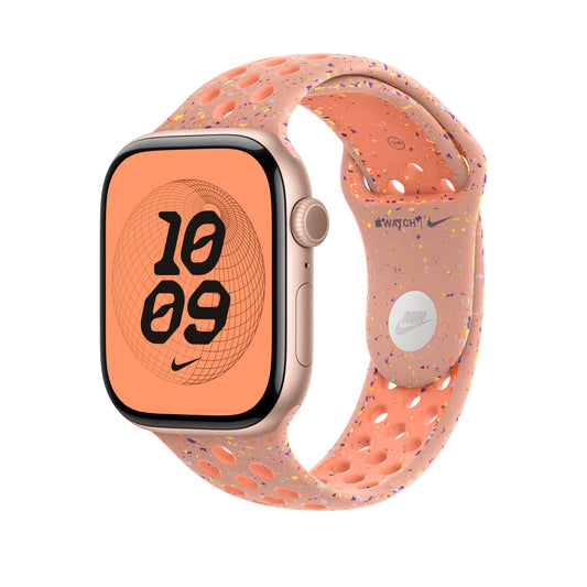 Řemínek pro Apple Watch 44/45/46/49 mm Apple Alpenglow Pink sportovní Nike - M/L - istyle.work