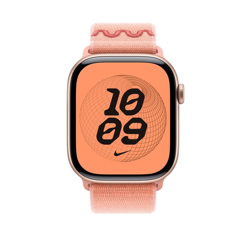 Řemínek pro Apple Watch 44/45/46/49 mm Apple Alpenglow Pink provlékací sportovní Nike - istyle.work