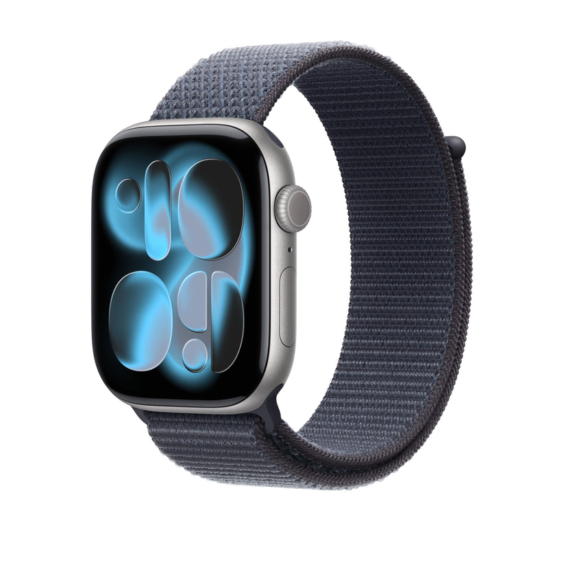 Řemínek pro Apple Watch 44/45/46/49 mm Apple ocelově modrý provlékací sportovní - istyle.work