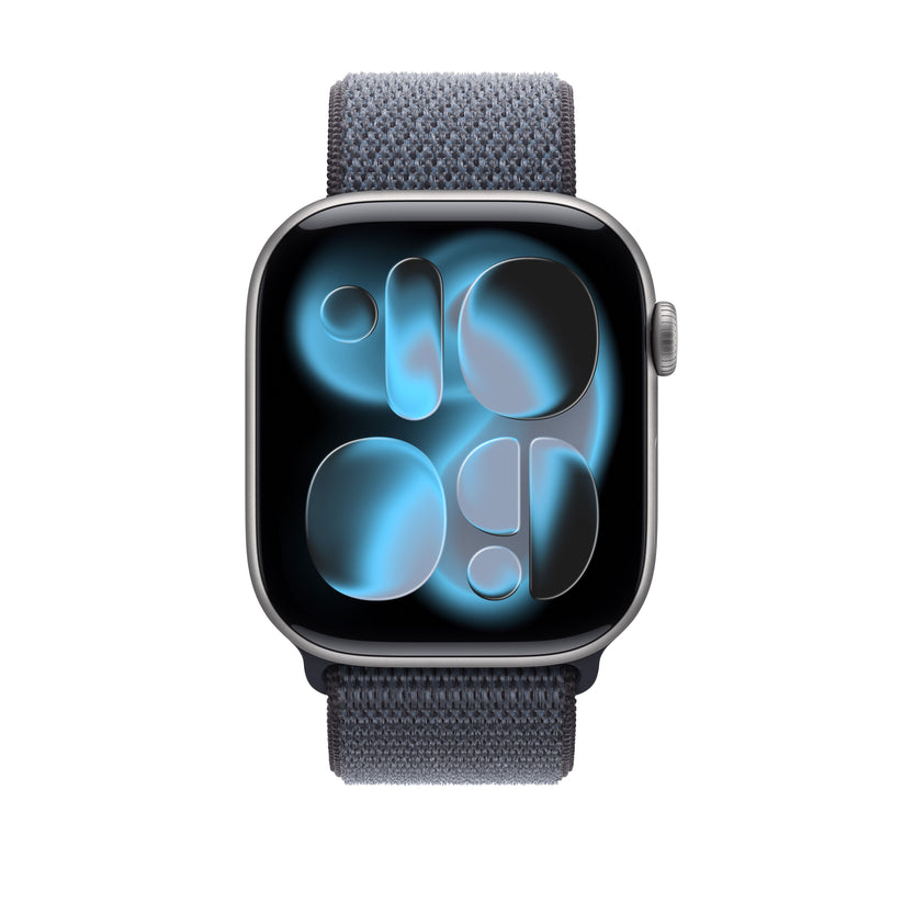 Řemínek pro Apple Watch 44/45/46/49 mm Apple ocelově modrý provlékací sportovní - istyle.work