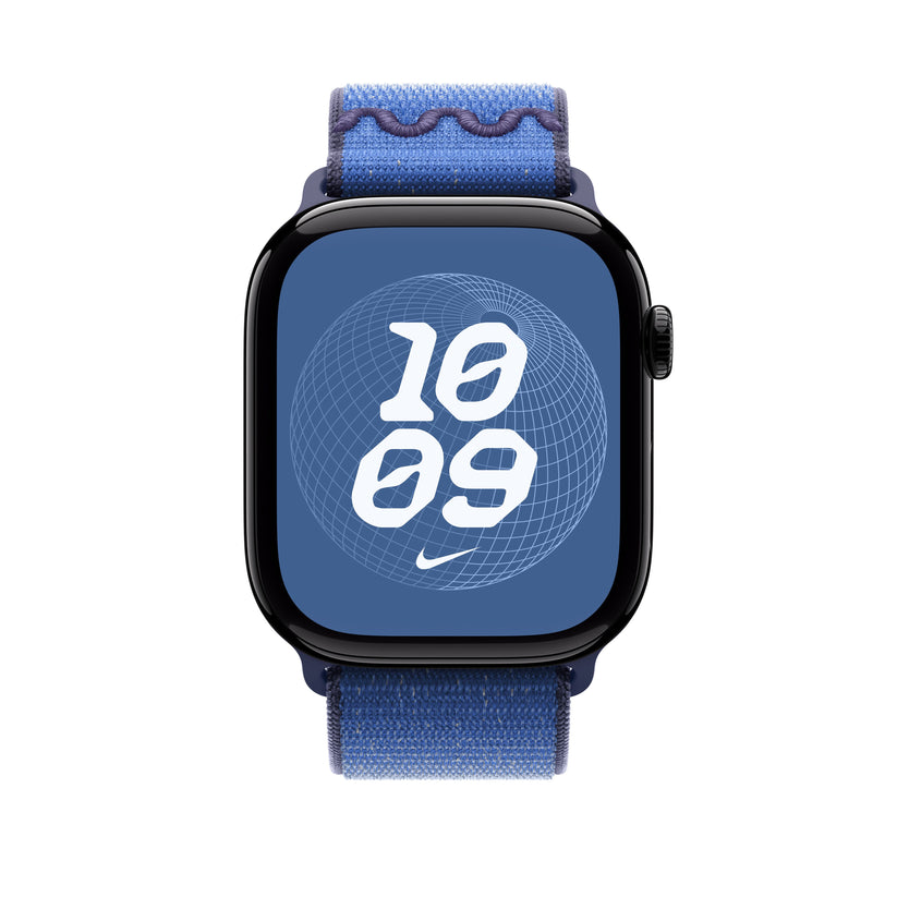 Řemínek pro Apple Watch 44/45/46/49 mm Apple Blue Ribbon provlékací sportovní Nike - istyle.work