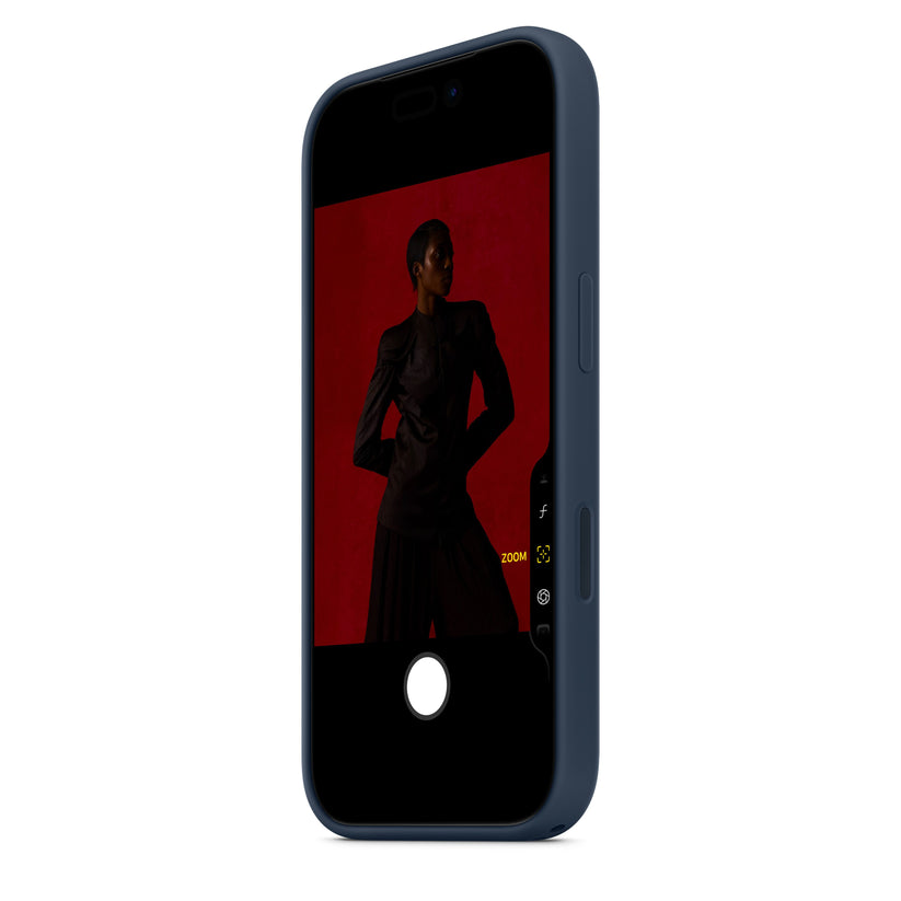 Silikonový kryt na iPhone 17 Pro Apple s MagSafe - temně inkoustový - istyle.work