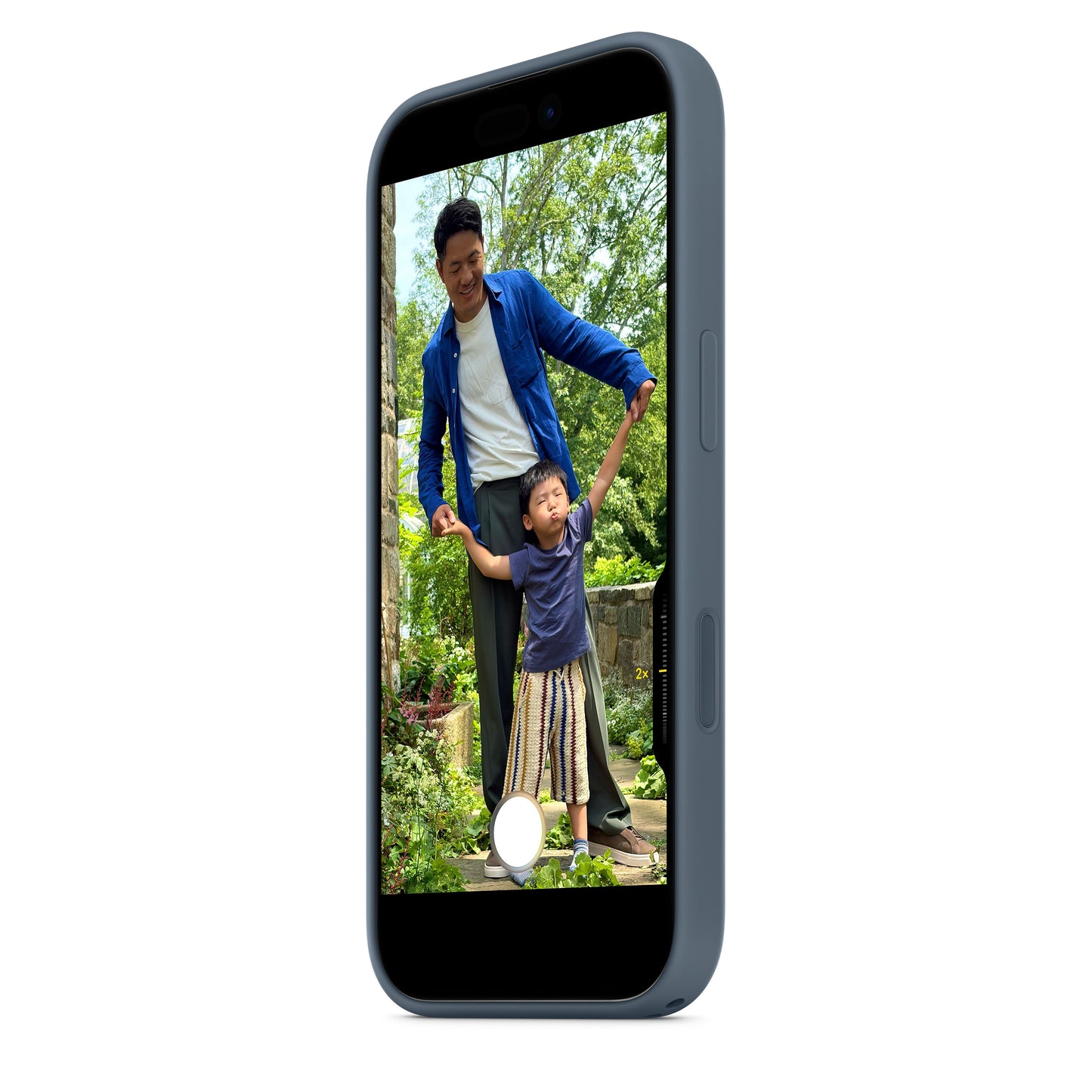 Silikonový kryt na iPhone 17 Apple s MagSafe - ocelově modrý - istyle.work