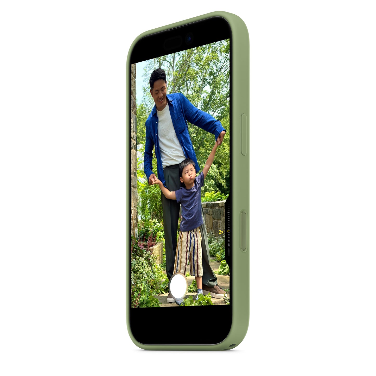 Silikonový kryt na iPhone 17 Apple s MagSafe - světle mechový - istyle.work