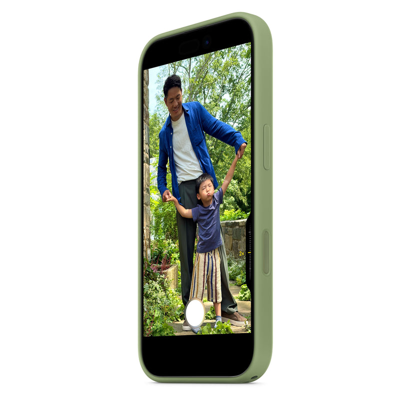 Silikonový kryt na iPhone 17 Apple s MagSafe - světle mechový - istyle.work