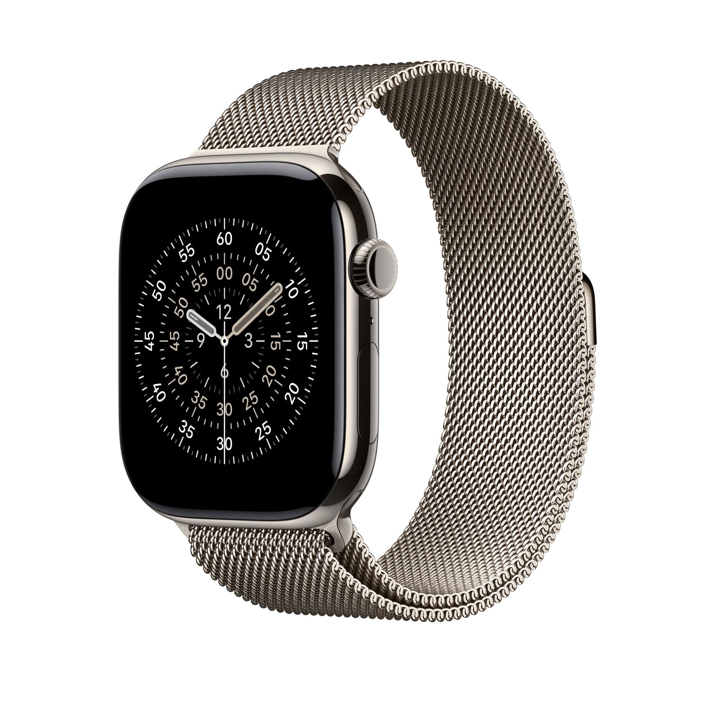 Řemínek pro Apple Watch 44/45/46/49 mm Apple přírodní milánský tah - S/M - istyle.work