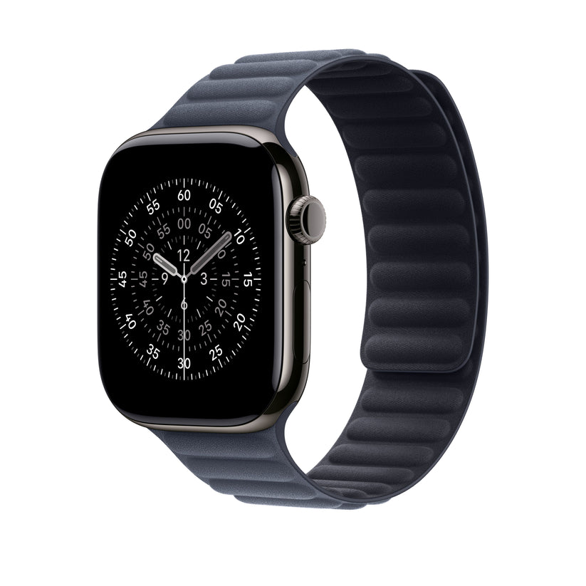 Řemínek pro Apple Watch 44/45/46/49 mm Apple námořnicky modrý magnetický tah - S/M - istyle.work