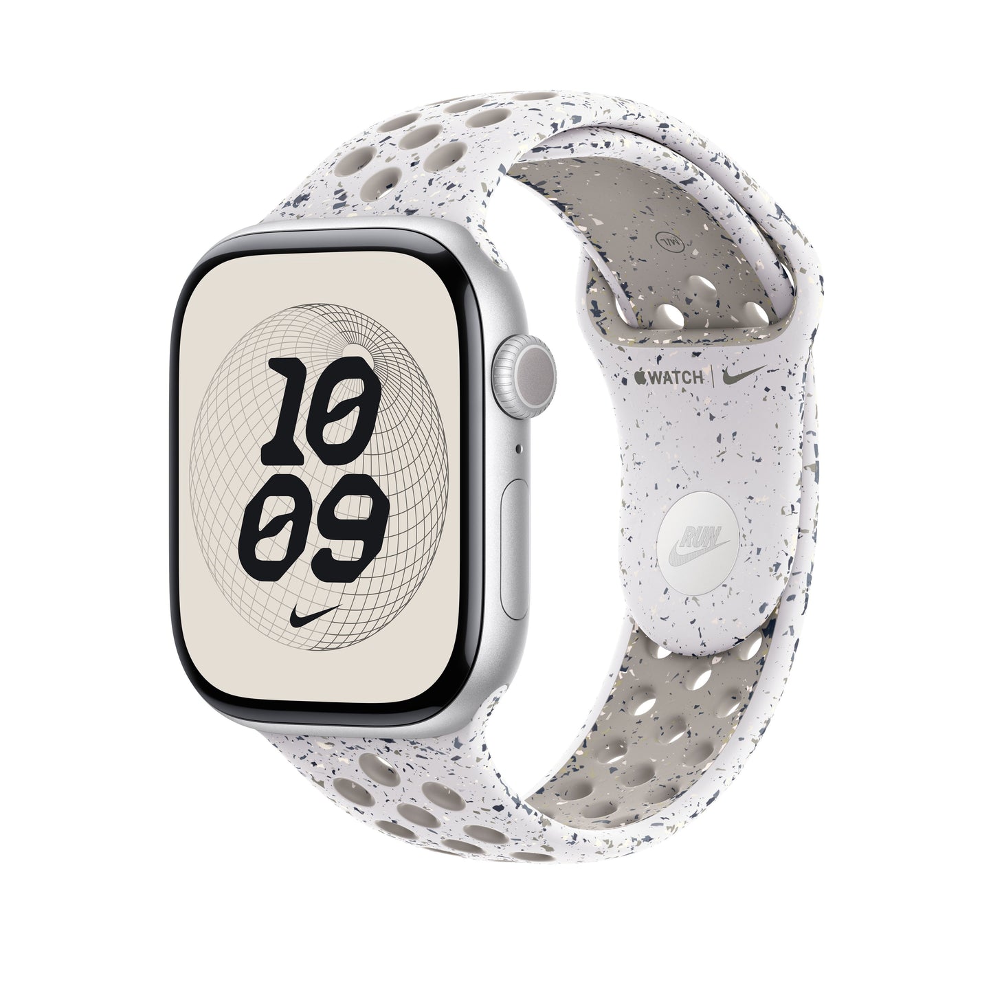 Řemínek pro Apple Watch 44/45/46/49 mm Apple Veiled Grey sportovní Nike - M/L - istyle.work
