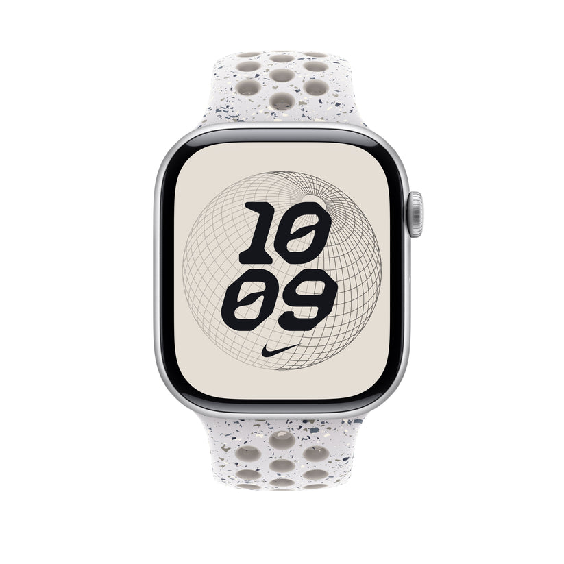 Řemínek pro Apple Watch 44/45/46/49 mm Apple Veiled Grey sportovní Nike - M/L - istyle.work