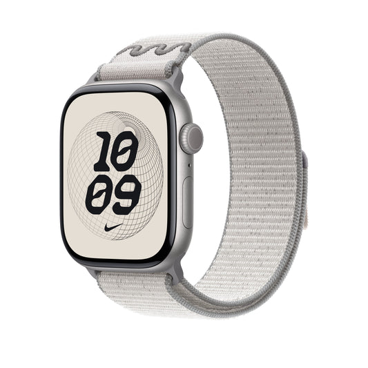 Řemínek pro Apple Watch 44/45/46/49 mm Apple Veiled Grey sportovní provlékací Nike - istyle.work
