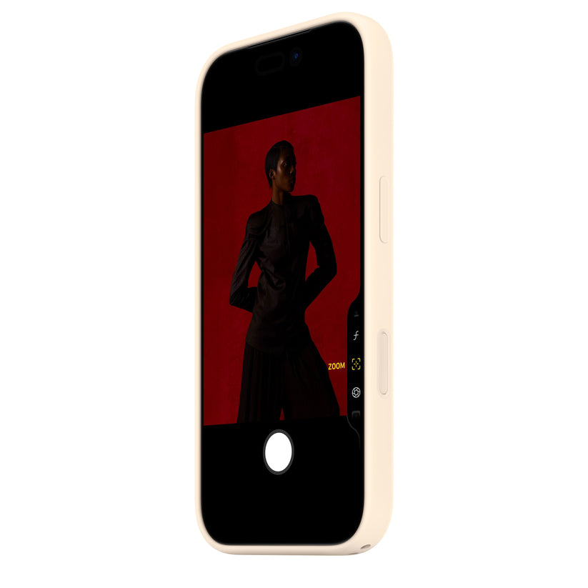 Silikonový kryt s MagSafe na iPhone 17 Pro – vanilkový - istyle.work