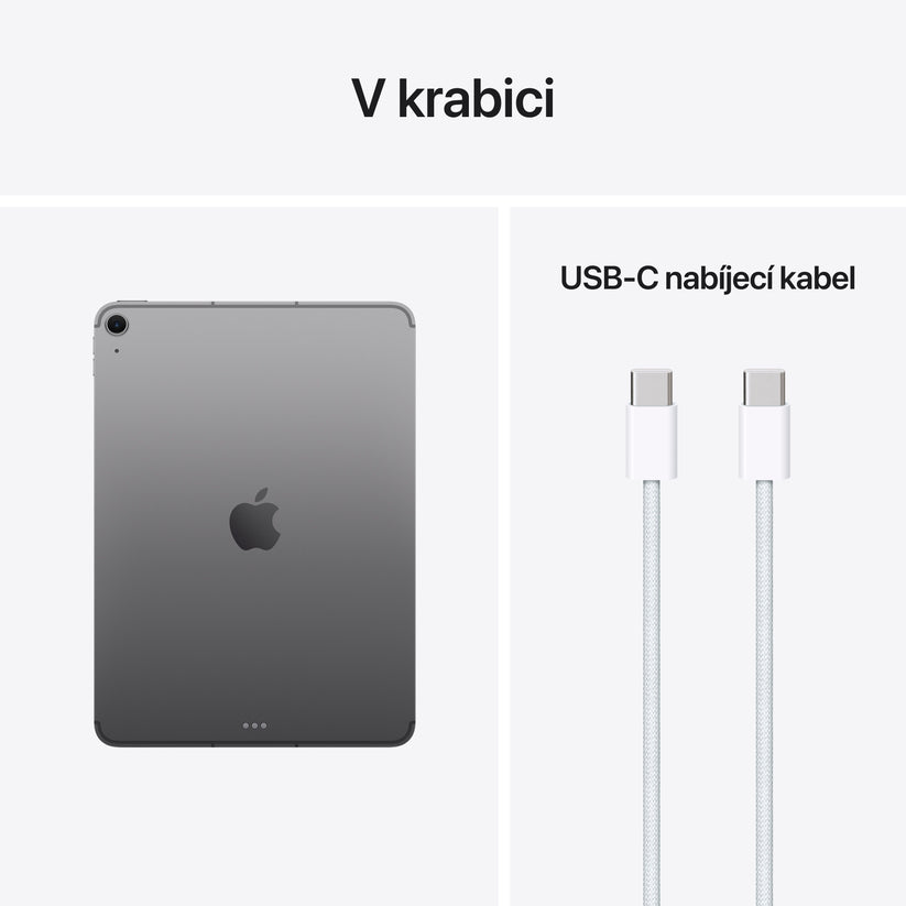 11palcový iPad Air Wi-Fi + Cellular 512 GB - vesmírně šedý (M4) - istyle.work