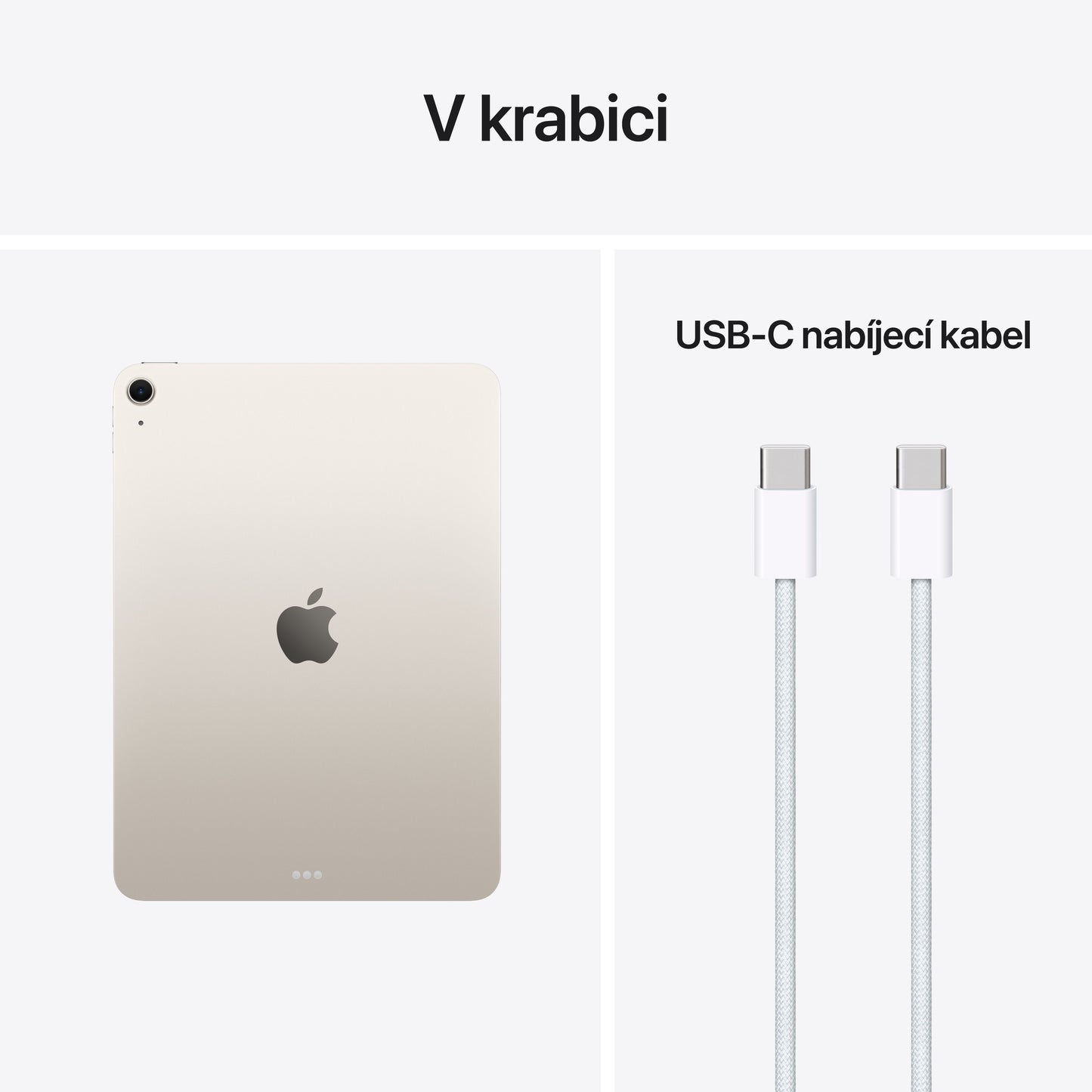 11palcový iPad Air Wi-Fi 1 TB - hvězdně bílý (M4) - istyle.work