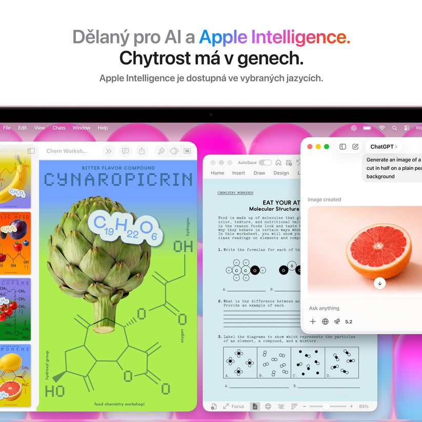 MacBook Neo 13", Apple A18 Pro čip, 6jádrové CPU, 5jádrové GPU, 8 GB, 256GB SSD, INT - ruměný - istyle.work