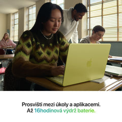 MacBook Neo 13", Apple A18 Pro čip, 6jádrové CPU, 5jádrové GPU, 8 GB, 512GB SSD, INT, Touch ID – citrusově žlutý - istyle.work
