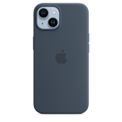 Apple silikonový kryt s MagSafe na iPhone 14 – bouřkově modrý - istyle.work