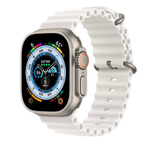 Apple 49mm bílé prodloužení Oceánského řemínku - istyle.work