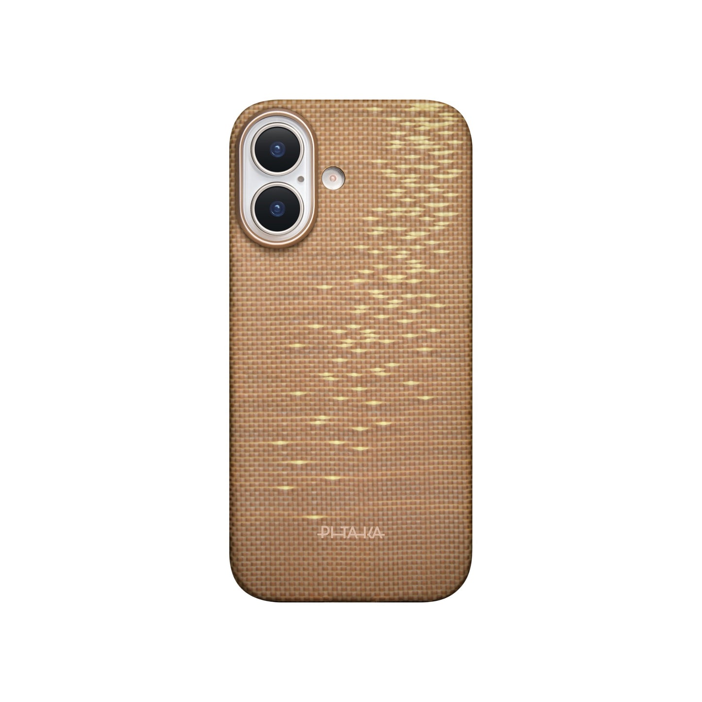 Kryt pro iPhone 17 Pitaka Ultra-Slim Case - golden glint