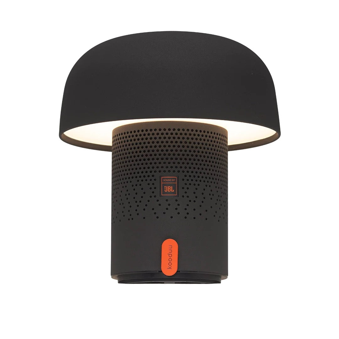 Designová lampa s reproduktorem Kooduu Sensa Play - černá