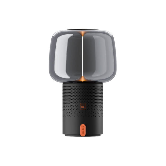 Designová lampa s reproduktorem Kooduu Serena Play - černá