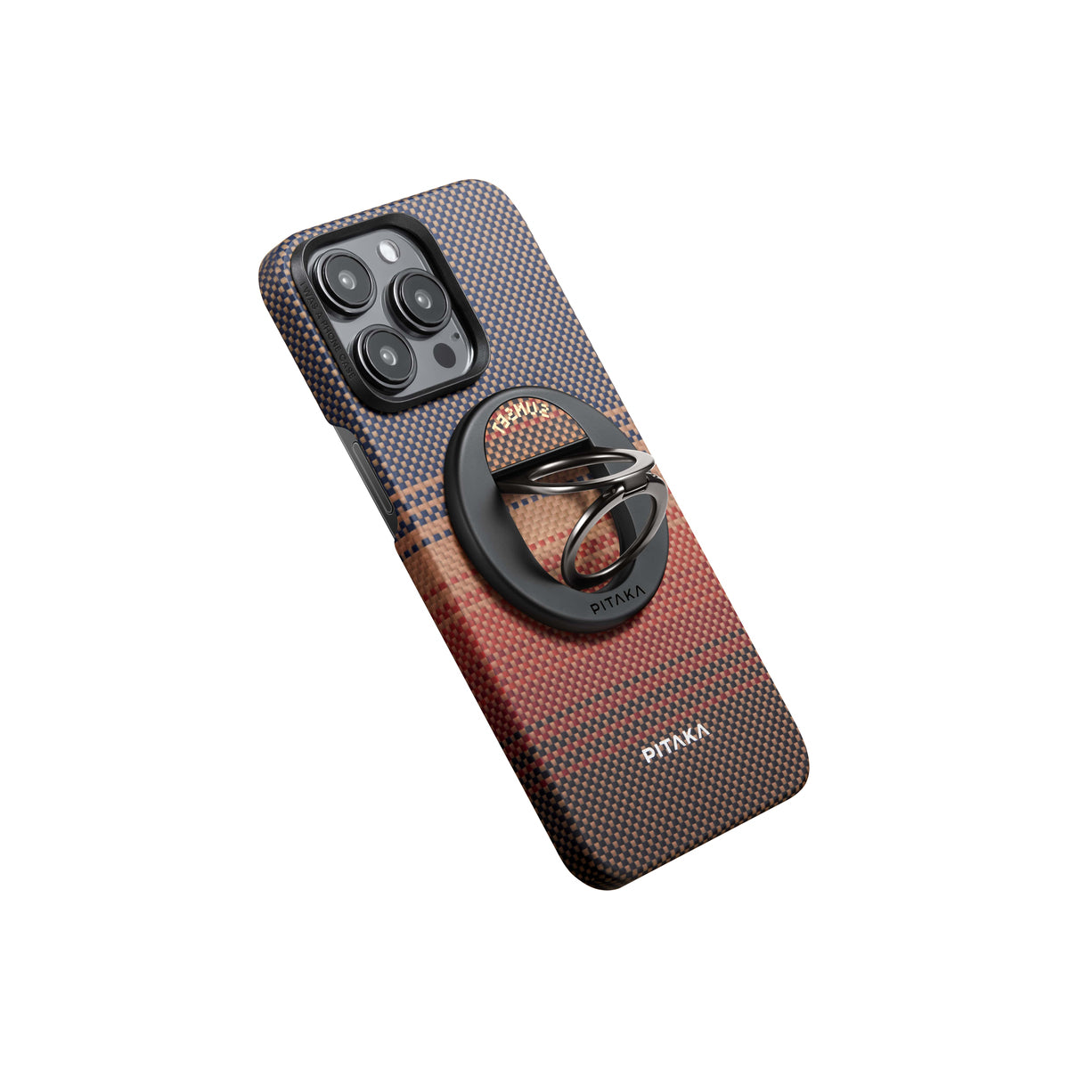 Stojánek s gripem pro iPhone Pitaka MagEZ Grip 3 - bronzový