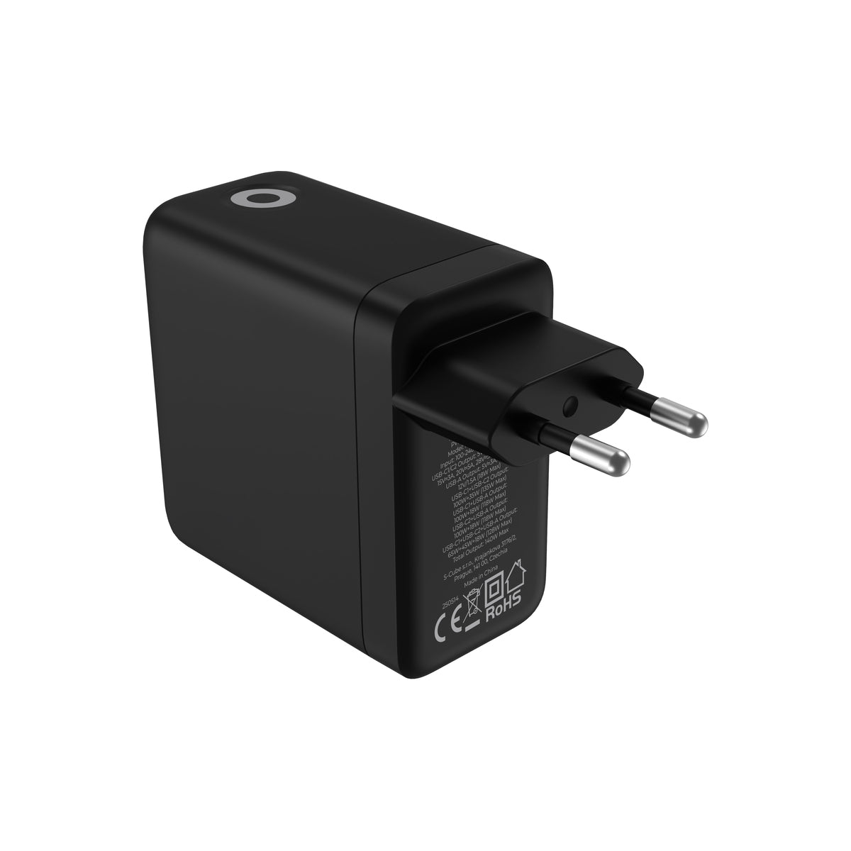 Vysokovýkonná nabíječka Mobile Origin 140W GaN Display Charger