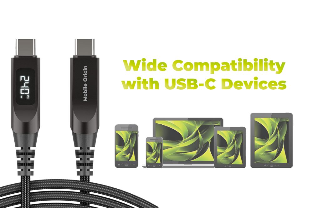 Mobile Origin 240W Display Cable USB-C to USB-C 1.5m CB4 - istyle.work