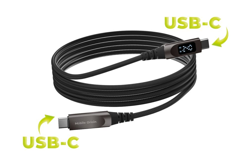 Mobile Origin 240W Display Cable USB-C to USB-C 1.5m CB4 - istyle.work