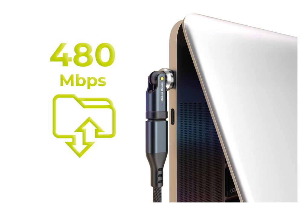 Mobile Origin 240W USB-C Rotation 540° Adapter CB13 - istyle.work