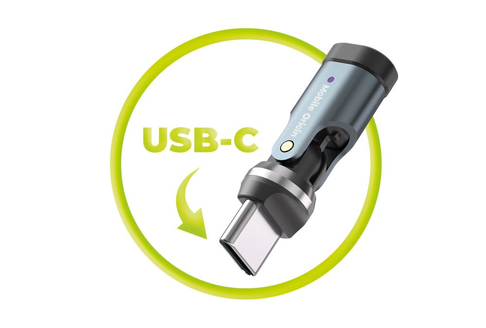 Mobile Origin 240W USB-C Rotation 540° Adapter CB13 - istyle.work