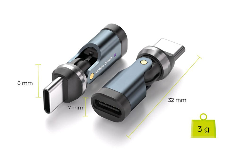 Mobile Origin 240W USB-C Rotation 540° Adapter CB13 - istyle.work