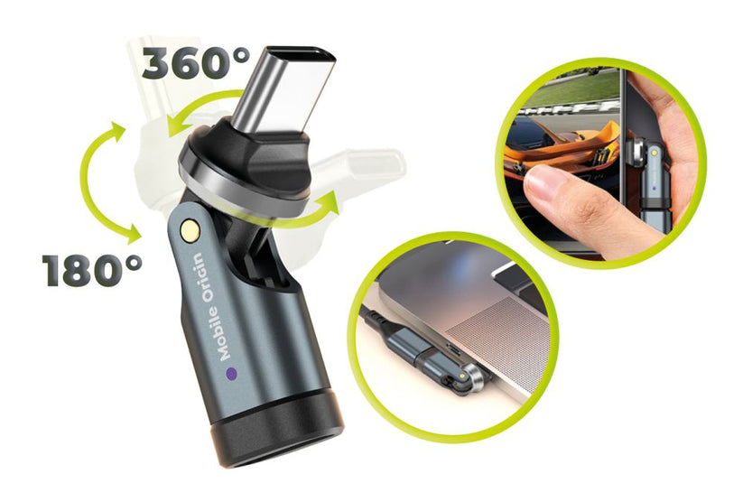 Mobile Origin 240W USB-C Rotation 540° Adapter CB13 - istyle.work