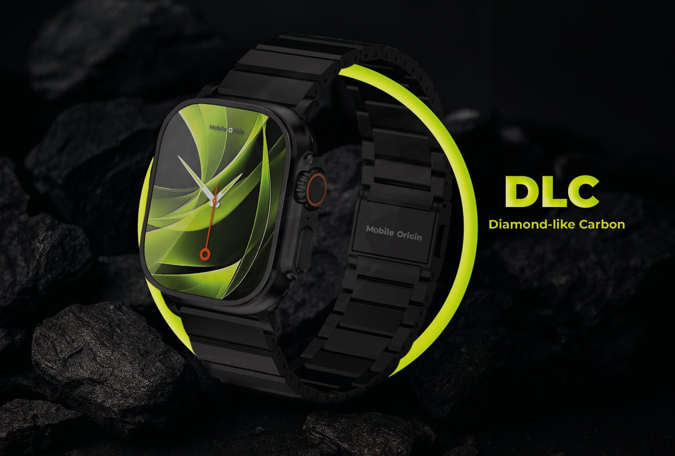 Titanový řemínek pro Apple Watch Ultra 44/45/46/49 mm Mobile Origin Titanium Band Modena - černý