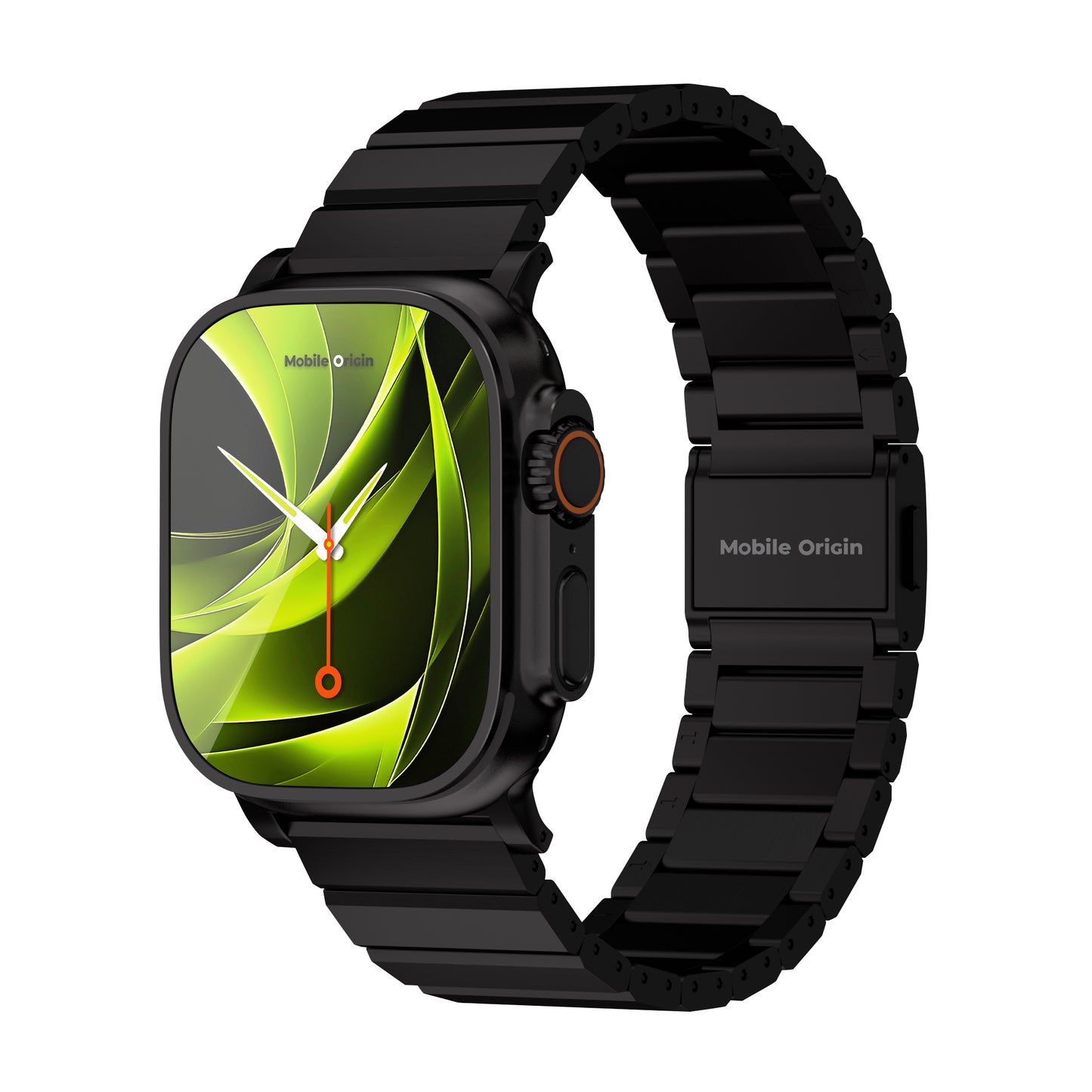 Titanový řemínek pro Apple Watch Ultra 44/45/46/49 mm Mobile Origin Titanium Band Modena - černý
