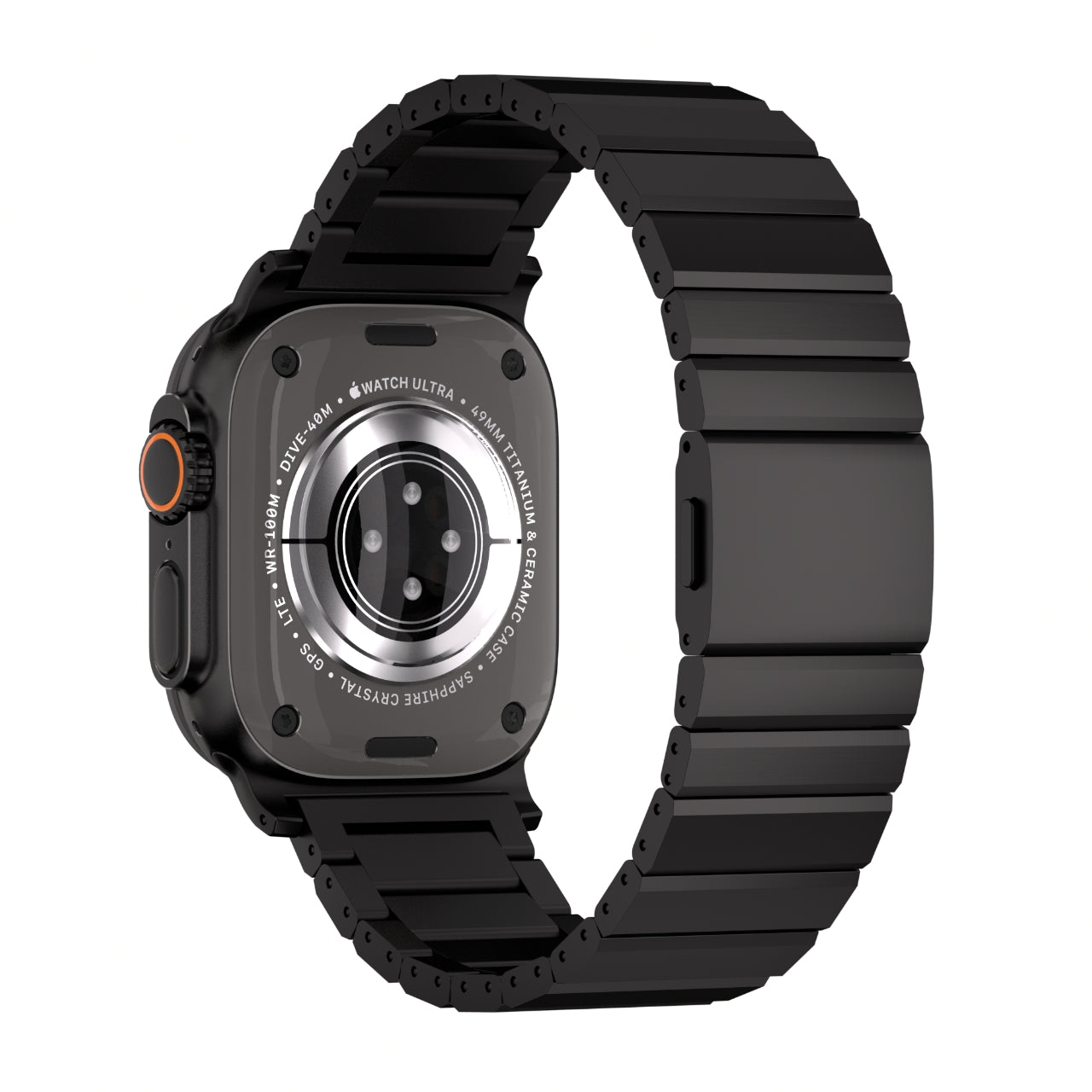 Titanový řemínek pro Apple Watch Ultra 44/45/46/49 mm Mobile Origin Titanium Band Modena - černý