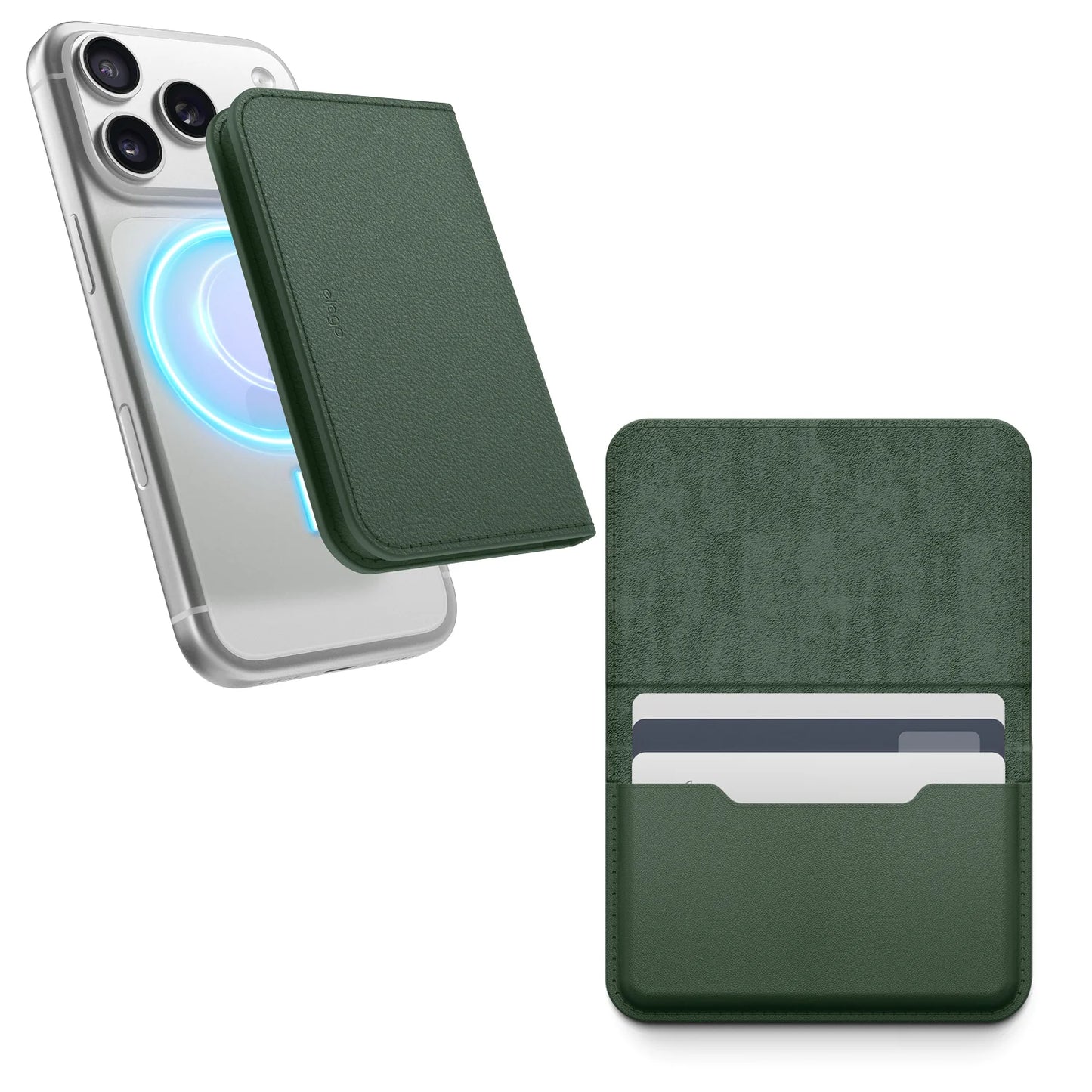 Magnetický držák karet Elago Card Holder - zelený